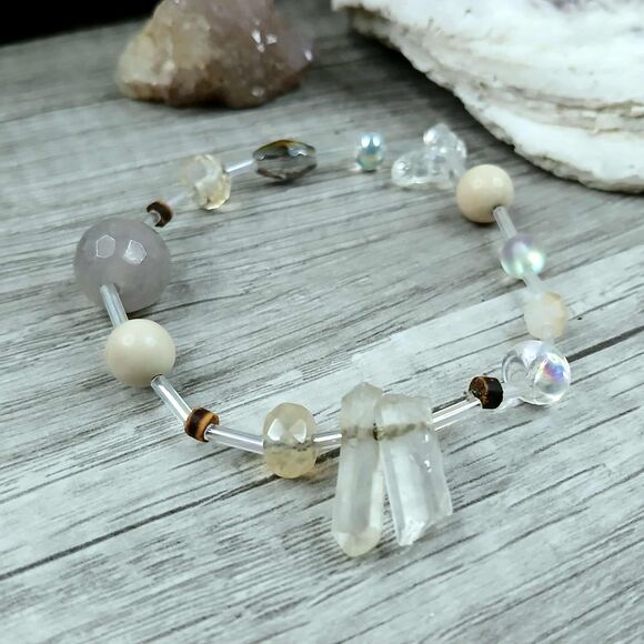 5 Pc Mix & Match Stretch Bracelet Set, Boho Chic, Statement Jewelry - Picture 5 of 8